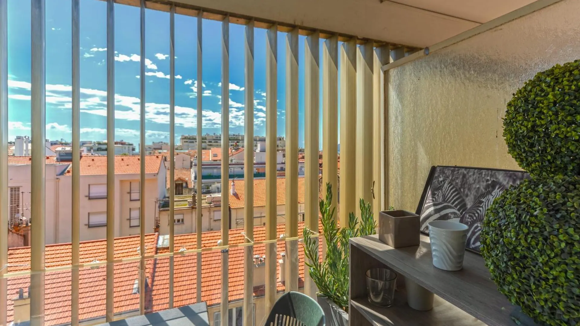 Le Mimosas - Studio Cannes Centre - Vue Mer Terrasse Wifi Climatisation